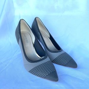 Kenneth Cole New York Womens Riley 85 Knit Pumps Grey Size 8.5M